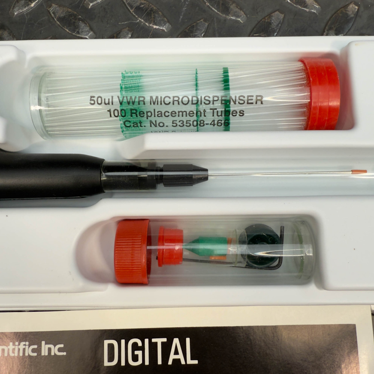 Red Microdispenser Microarray Unused VWR Scientific Digital Microdispenser 50 uL, 53506-143