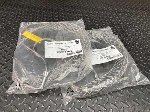 Lot of 2 - Radio Frequency Systems Lace-Up Hoisting Grip - HOIST1-105L - prompt delivery from Obtainium Science & Industry Surplus.