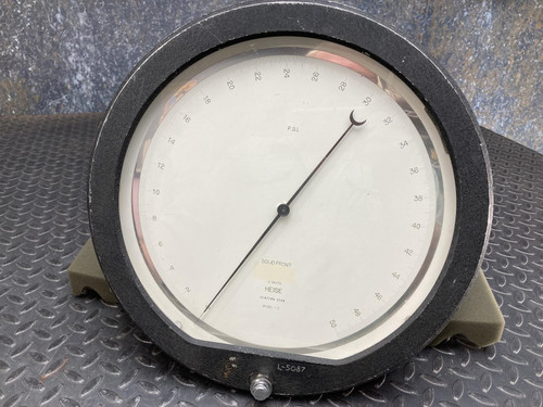 Heise 0-50 PSI, 12" Precision Pressure Gauge, Model C, H50079 Heise H50079