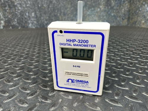 Omega Model HHP-3200 Digital Manometer 0- 5 PSI Omega HHP-3200