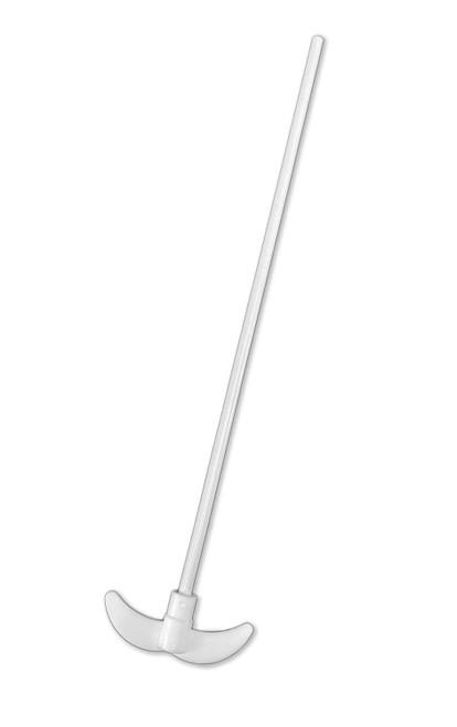 Lab Grade Stirrer Mixer Shaft with Foldable Paddles (450mm) - PTFE