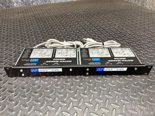 Lot of Two ATI MM100 Match-Maker Level and Impedance Interface Rack Mount ATI