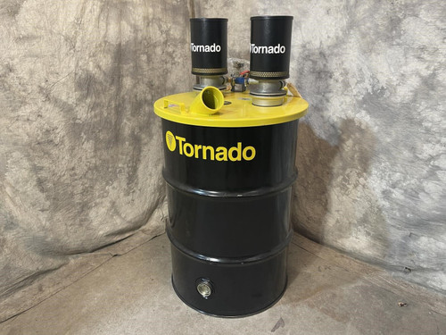 Tornado 95961 Jumbo Vacuum, Dual Venturi, Wet, Pneumatic, 55 Gal Tank w/ Cart Tornado 95961