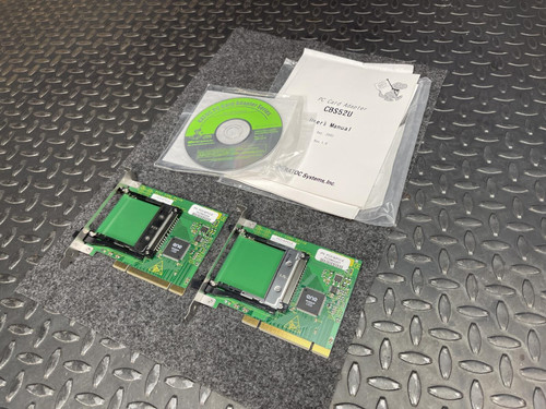 Lot of 2 PCI to PCMCIA Adapter P111 008612EX PC Card CardBus Drive - Unused