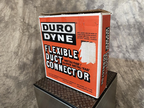 DuroDyne MBX333 Flexible Duct Connector 3"x3"x3", 100 Ft, - Unused