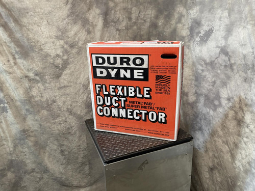 DuroDyne MBX333 Flexible Duct Connector 3"x3"x3", 100 Ft, - Sealed DuroDyne MBX333