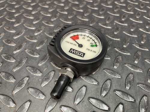 MSA 4500 PSI Tank Bottle Gauge PSI x 100 - Unused MSA PSI X 100