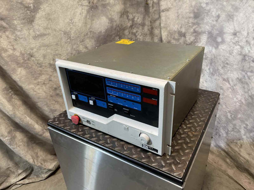 LDS RCP 9 front panel showing minor scuffs, clean controls, and missing key from front panel switch.