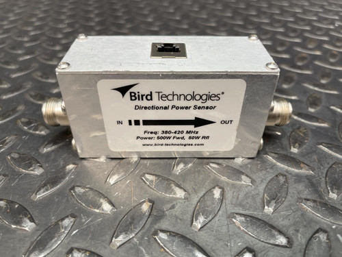 Bird Technologies Directional Power Sensor 380-420 MHz, 500W Fwd, 50W Rfl Bird N/A