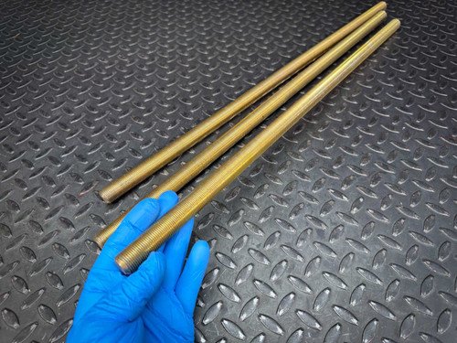 3-Pcs McMaster-Carr 3/4"-16 High-Strength Steel Threaded Rods, 2' Long ASTM A354 McdMaster-Carr