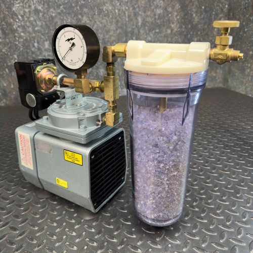 Gast Vacuum Pump DOA-P126-AA with Desiccant Air Dryer