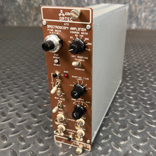 NIM BIN Ortec 672 Spectroscopy Amplifier for Detectors