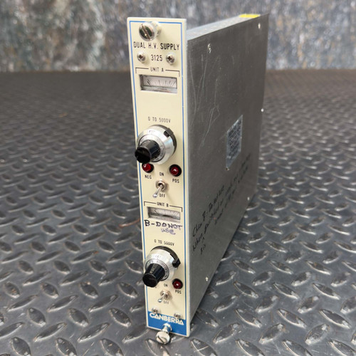 NIM BIN Module - Canberra 3125 Dual HV Supply 0-5kV