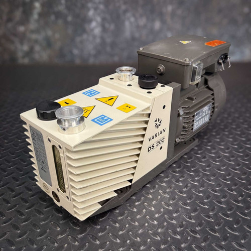 Varian DS 202 Rotary Vane Vacuum Pump 949-9320 Dual-Stage