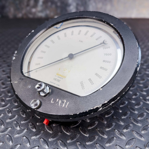 Heise Pressure Gauge, 8.5" 10,000 PSI Mirror-Band from NASA KSC