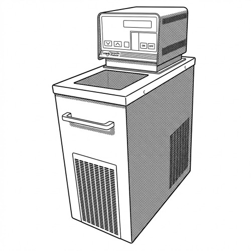 Line art illustration of VWR Scientific Model 1166 Heated/Refrigerated Circulating Water Bath