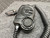 Front of the MSA lapel mic with slotted grille and round button