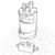 Line art illustration: Cylindrical EG&G Judson infrared detector featuring top connectors, a label, and a separate rectangular filter