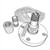 Line drawing of the Kistler-Morse transducer with cable, coupling and pipe nipple