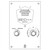 Line art illustration: Beckwith Electric M-0115A AC Parallel Balancing Module, with Parallel/Independent and Sensitivity knobs