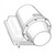 Line drawing of a SICK LiDAR scanner with a cylindrical window housing