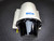 White sensor housing from the front with the blue SICK logo above the window