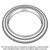 Line art illustration: Centering ring seal assembly: metallic ring fitted inside a robust rubber O-ring