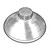 Line art illustration of a domed ice bucket lid with a multi-sided knob