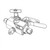 Line art illustration: Swagelok process valve with block body, tee and lever handles, and multiple threaded fittings