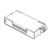 Line art illustration: SCXI-1326 high-voltage terminal block with screw terminals and National Instruments serial label