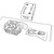 Line art illustration: Browning C50-16 Coupling replacement chain in box, with coiled chain and separate links