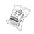 Line art illustration: IMI Norgren 03060222 Roller Spring Inline Valve in clear bag with product label