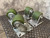 Set of 4 Albion Casters Heavy Duty 3" Wide 4" Wheels AT9000001 Mount Plate