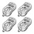 Line art illustration: Four MSA ICM 2000 PASS devices feature digital displays, analog gauges, and connection ports
