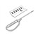Line art illustration: Omega handheld temperature/humidity indicator with a long probe, wrist strap, and instructions