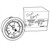 Line art illustration: Ashcroft Duralife gauge with pressure/vacuum dial, next to its box with product specifications