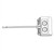 Line art illustration: Duct temperature sensor with a long probe, rectangular housing, and two labeled buttons