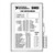 Line art illustration: National Instruments SMD-7615 Stepper Motor Driver with pinout, LED codes, and motor connections