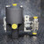 Swagelok Whitey 135DA pneumatic actuator and SS-63MS12 stainless steel ball valve with yellow protective caps.