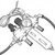 Line art illustration: FESTO pneumatic filter regulator manifold with pressure gauge, blue adjustment knobs, and tubing