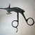Close-up of the handle of the R. Wolf 8379.011 grasping forceps, showing the dual finger loops and ergonomic grip designed for precise control.