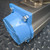 Close-up of the blue end cap of the JFC JFlow SR75 Actuator with Series 53 Valve Position Limit Switch from Obtainium Science and Surplus, highlighting bolts and finish details.