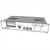 Line art illustration: Varian 843 Vacuum Ionization Gauge Controller; includes large gauge, range knob, control buttons, two smaller gauges