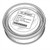 Line art illustration: Newport 40D04AL.2 round Pyrex mirror in a container with a label displaying specifications