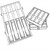 Line art illustration: Hach plastic viewing tubes with caps in an open case and two stacked closed cases