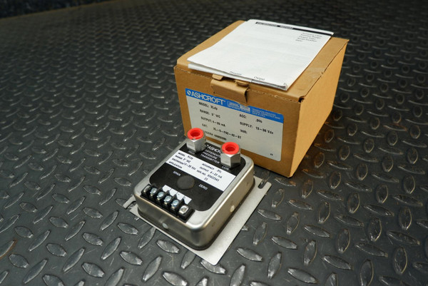 Ashcroft Model XLDP Differential Pressure Transmitter Range 3"WC Ashcroft XL-5-F02-42-ST