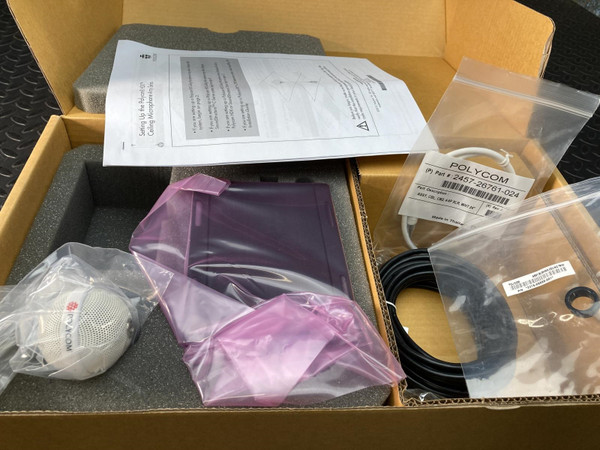 Polycom 2215-26928-001 White HDX Ceiling Microphone Polycom 2215-26928-001