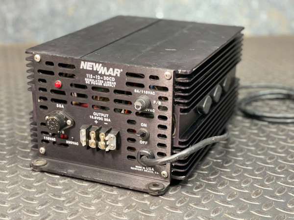 Newmar 115-12-30CD Heavy Duty Power Supply AC to 13.6VDC 30 Amps, 12VDC NewMar