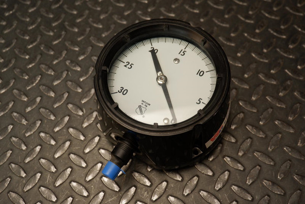 Ashcroft Duragage 0-30 inHg Vacuum AISI 316 Tube & Socket, 4.5" Face Ashcroft Does Not Apply