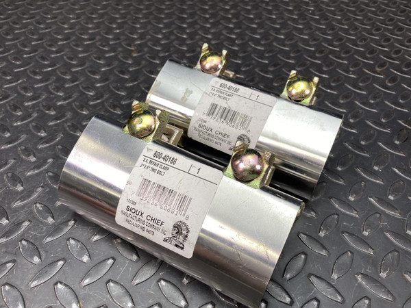 2 Sioux Chief Manufacturing Co. Stainless Steel Repair Clamp 2"x6", 600-40186 Sioux Chief Manufacturing Co. 600-40186
